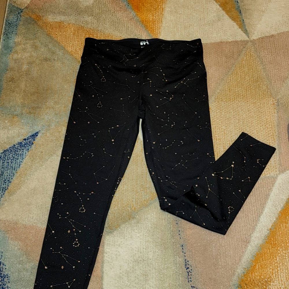 Black Constellation Compression Leggings